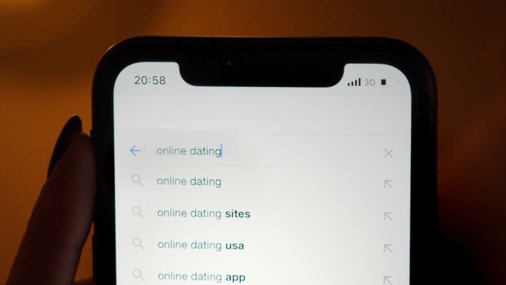 Online dating app search